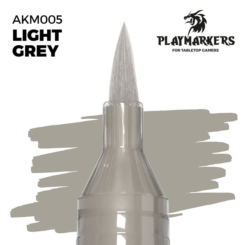 AK Interactive - Playmarkers - Light Grey - Acrylic Paint Marker