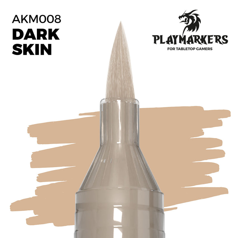 AK Interactive - Playmarkers - Dark Skin - Acrylic Paint Marker