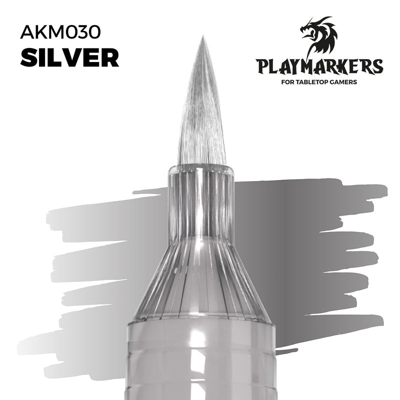 AK Interactive - Playmarkers - Silver - Acrylic Paint Marker
