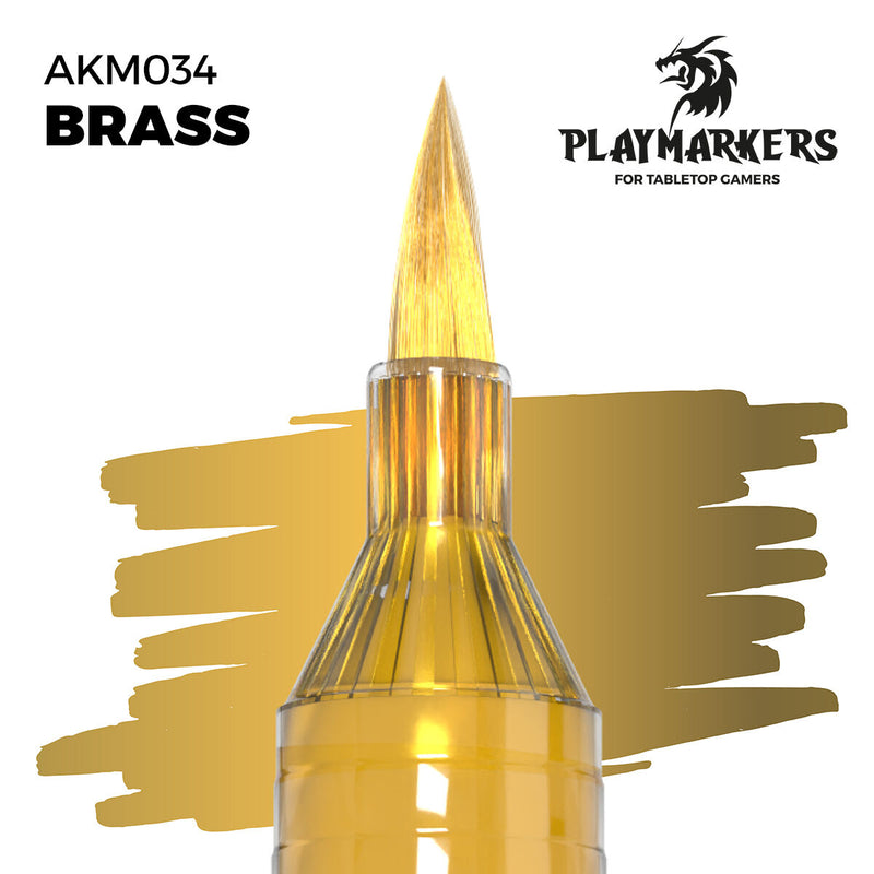 AK Interactive - Playmarkers - Brass - Acrylic Paint Marker