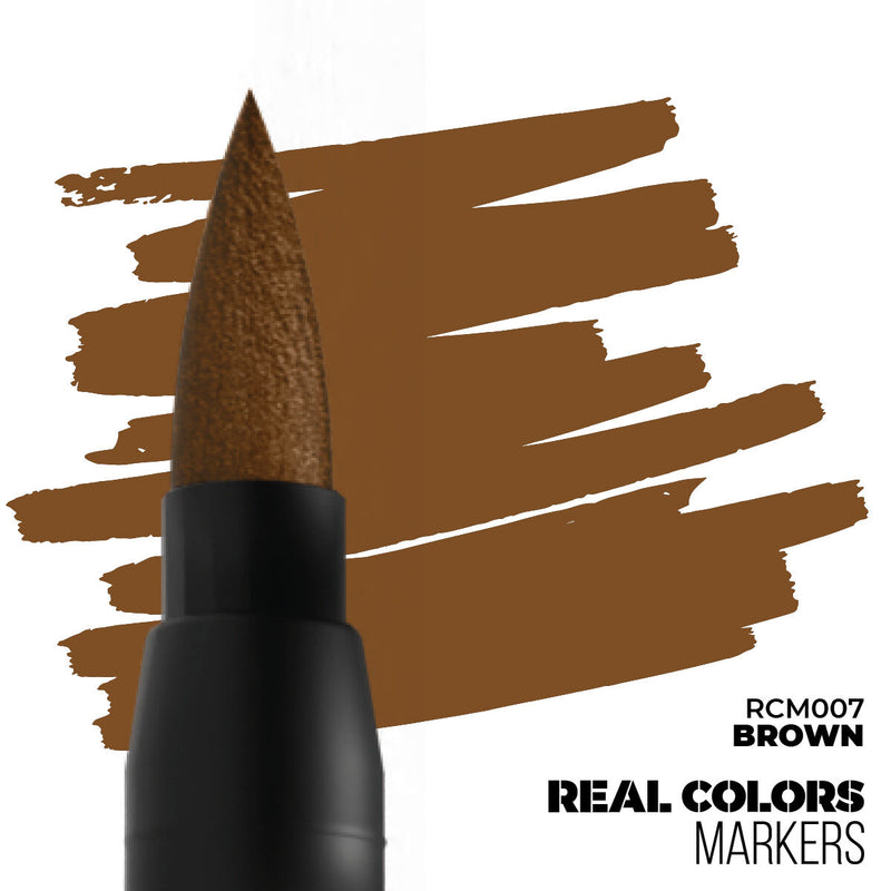 AK Interactive - Real Colors Markers - Brown - Acrylic Paint Marker