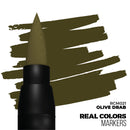 AK Interactive - Real Colors Markers - Olive Drab - Acrylic Paint Marker