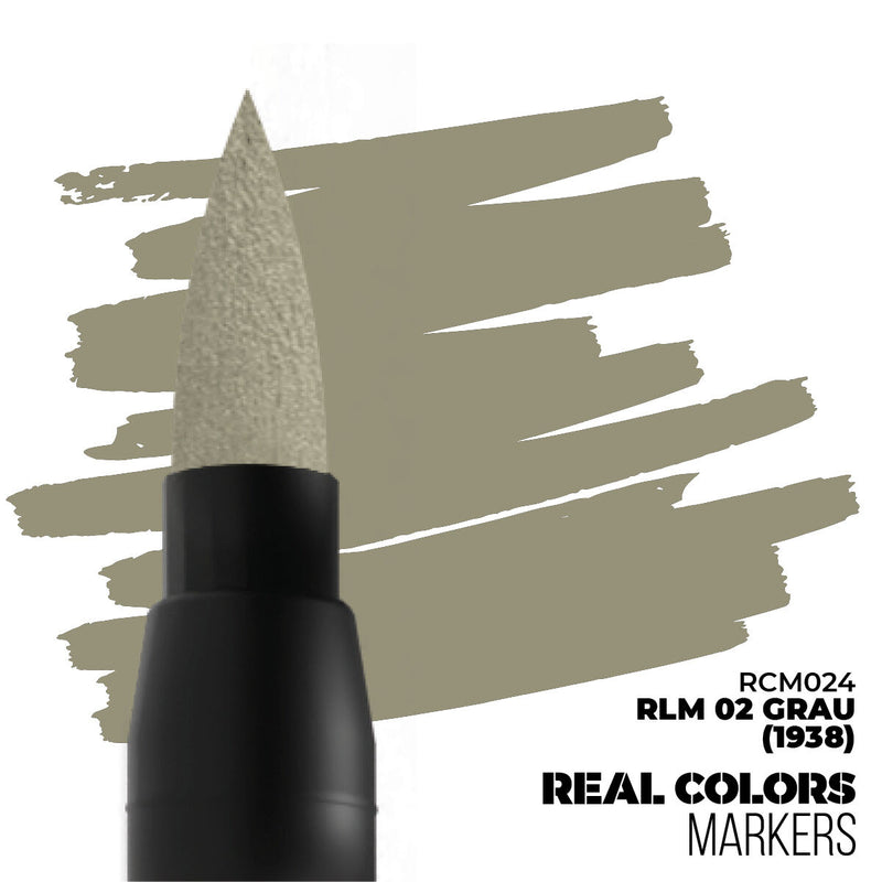 AK Interactive - Real Colors Markers - RLM 02 Grau (1938) - Acrylic Paint Marker