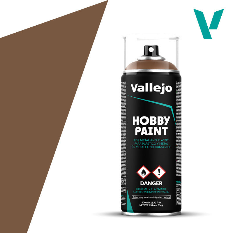 Vallejo - Aerosol Spray Primer - Beasty Brown 400ml