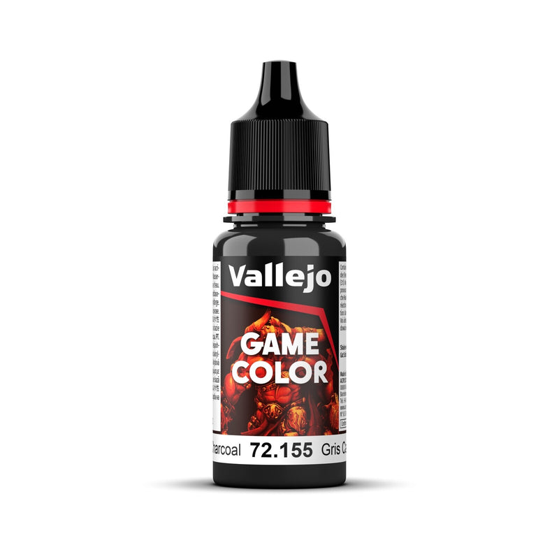 Vallejo - Game Colour - Extra Opaque - Heavy Charcoal 17 ml - New Formula