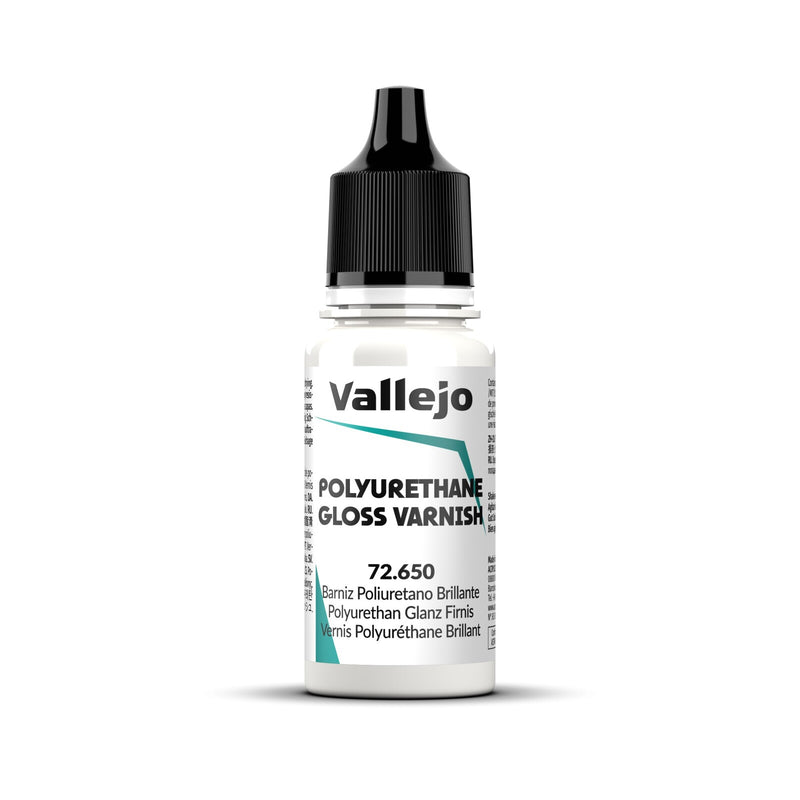 Vallejo - Game Colour - Polyurethane Gloss Varnish 18ml Acrylic Paint - New Formulation