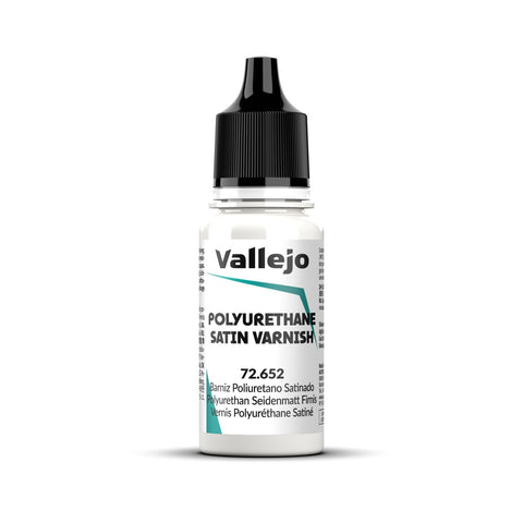 Vallejo - Game Colour - Polyurethane Satin Varnish 18ml Acrylic Paint - New Formulation