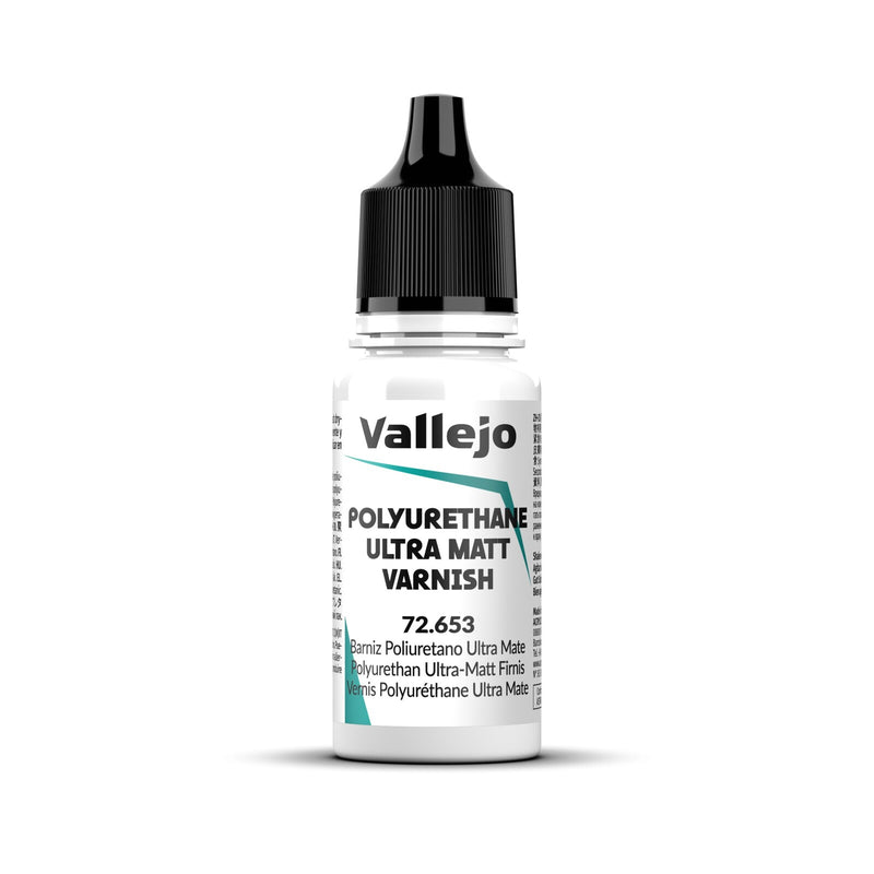 Vallejo - Game Colour - Polyurethane Ultra Matt Varnish 18ml Acrylic Paint - New Formulation