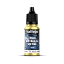 Vallejo True Metallic Metal Light Radiant Yellow 18 ml