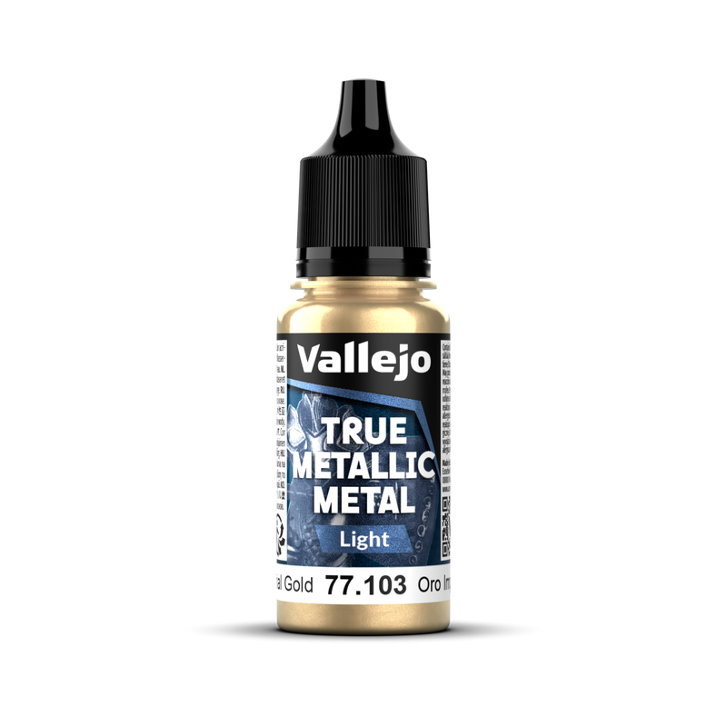 Vallejo True Metallic Metal Light Imperial Gold 18 ml