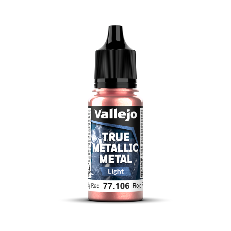 Vallejo True Metallic Metal Light Ruby Red 18 ml