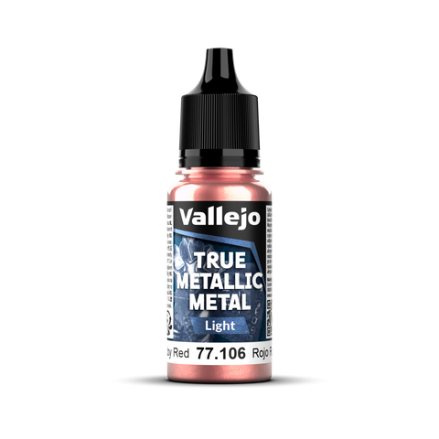 Vallejo True Metallic Metal Light Ruby Red 18 ml