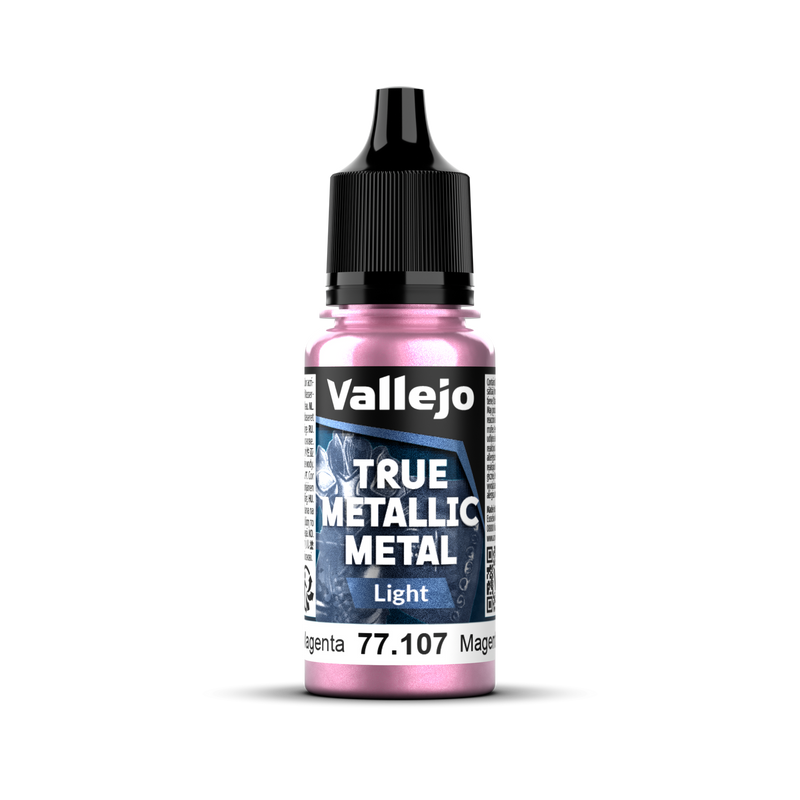 Vallejo True Metallic Metal Light Crimson Magenta 18 ml