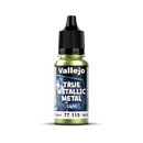 Vallejo True Metallic Metal Light Amber Green 18 ml