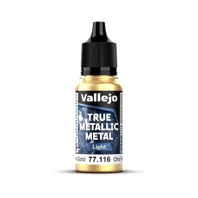 Vallejo True Metallic Metal Light Greenish Gold 18 ml