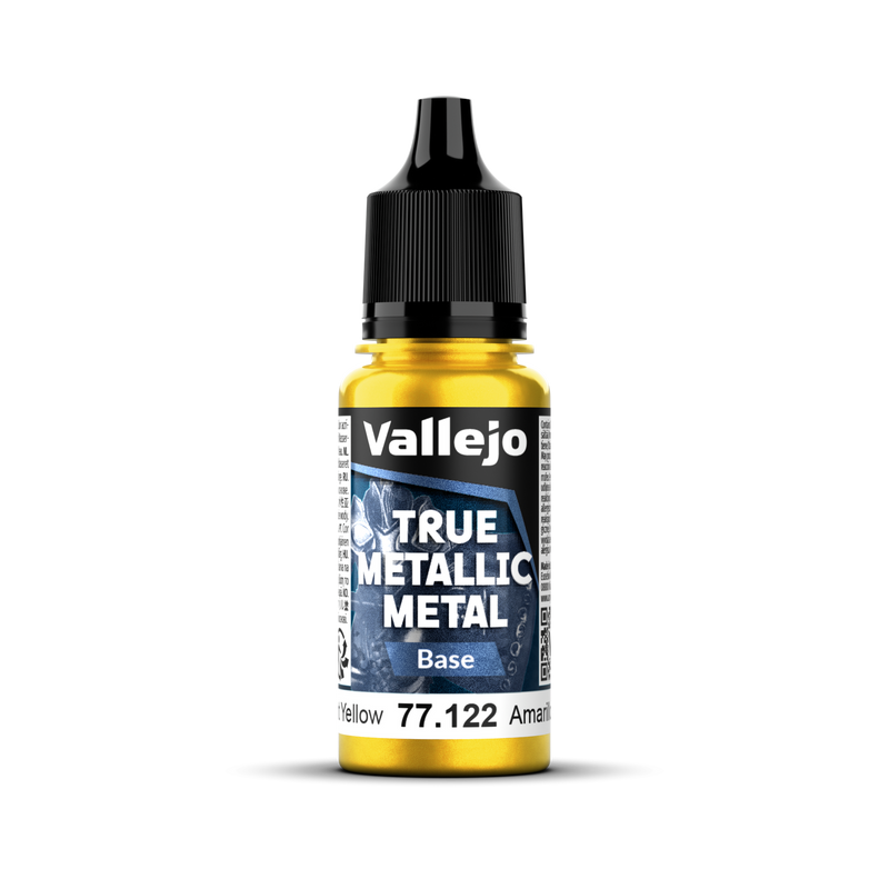 Vallejo True Metallic Metal Base Radiant Yellow 18 ml