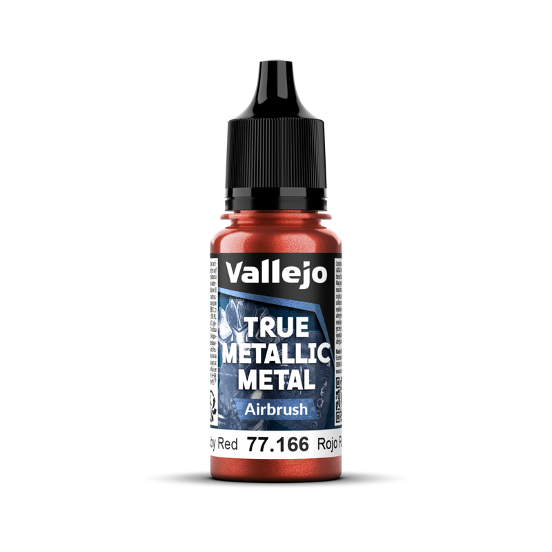 Vallejo True Metallic Metal Airbrush Ruby Red 18 ml
