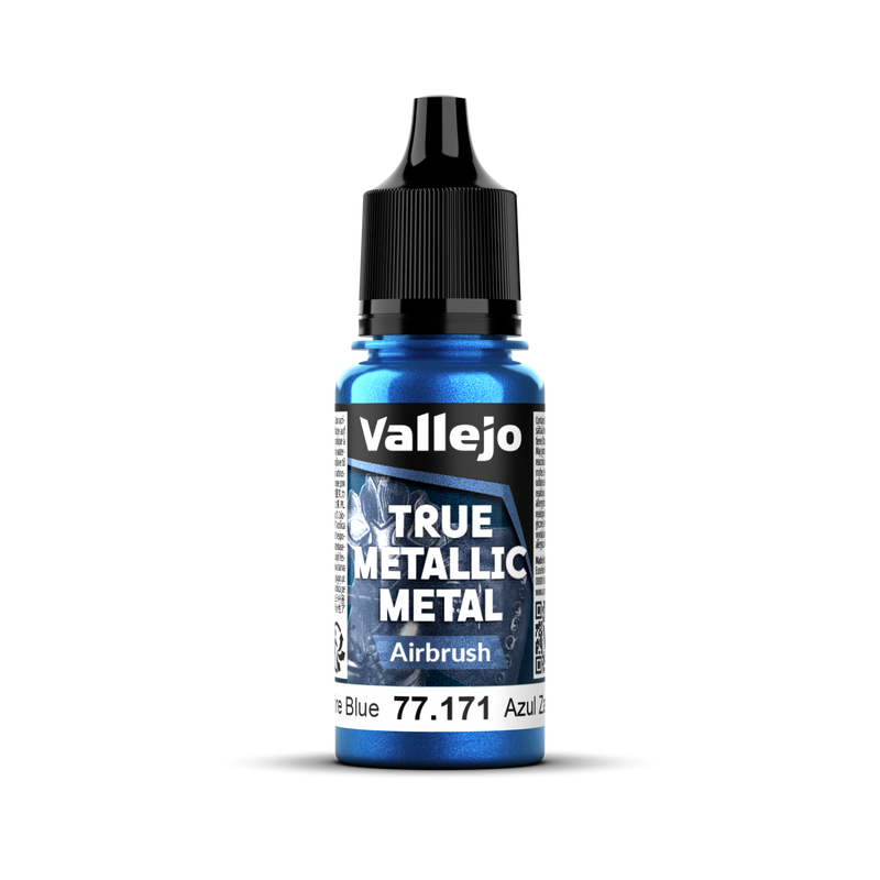 Vallejo True Metallic Metal Airbrush Sapphire Blue 18 ml