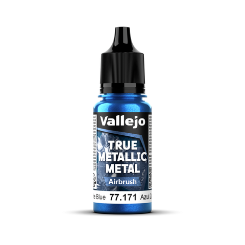 Vallejo True Metallic Metal Airbrush Sapphire Blue 18 ml