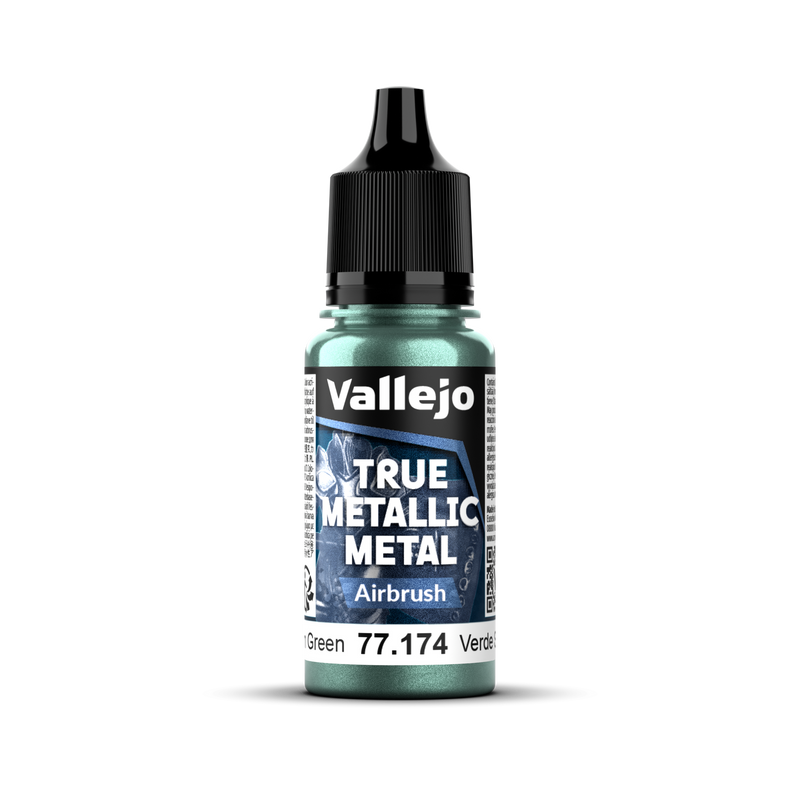 Vallejo True Metallic Metal Airbrush Dusken Green 18 ml