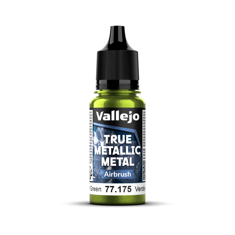 Vallejo True Metallic Metal Airbrush Amber Green 18 ml