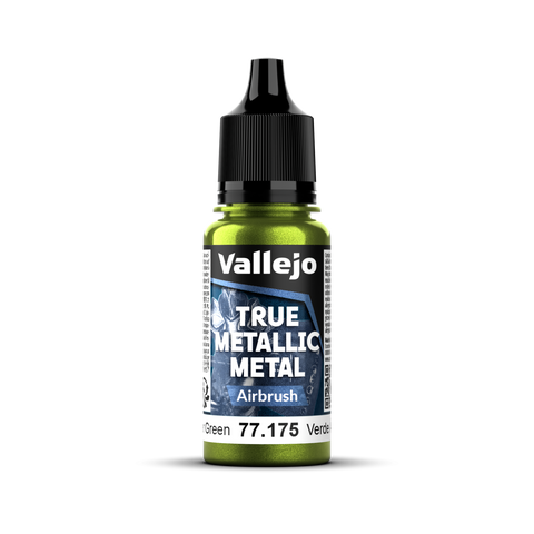 Vallejo True Metallic Metal Airbrush Amber Green 18 ml
