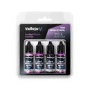 Vallejo True Metallic Metal Amethyst Purple - 4 Colour Paint Set