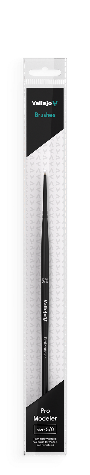 Vallejo - Brushes - Pro Modeler - Natural Hair Round Brush No. 5/0