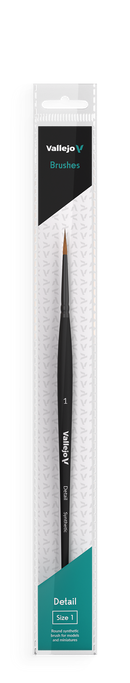 Vallejo - Brushes - Detail - Round Synthetic Brush No. 1