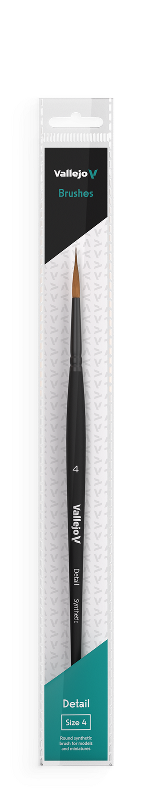 Vallejo - Brushes - Detail - Round Synthetic Brush No. 4