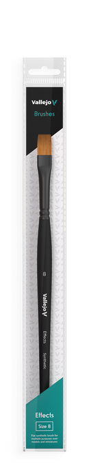 Vallejo - Brushes - Effects - Flat Rectangular Brush No. 8