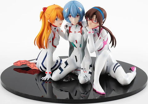 Evangelion 3.0 + 1.0 Thrice Upon a Time Asuka/Rei/Mari Newtype Cover Version 1/8 Scale