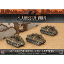 Flames of War - Americans - M7 Priest Armored Artillery Battery