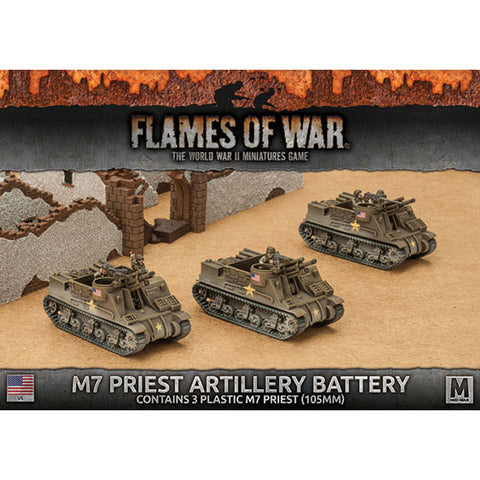 Flames of War - Americans - M7 Priest Armored Artillery Battery