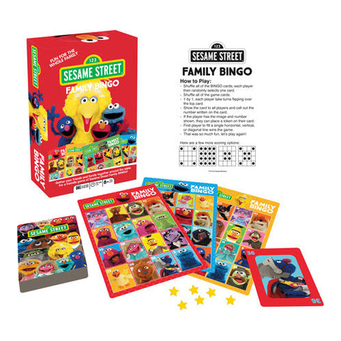 Sesame Street Family Bingo