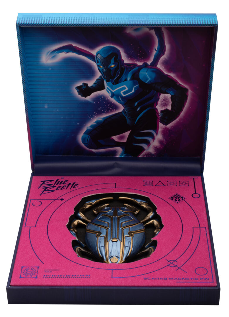 Blue Beetle 3D Magnetic Pin GameStop Exclusive