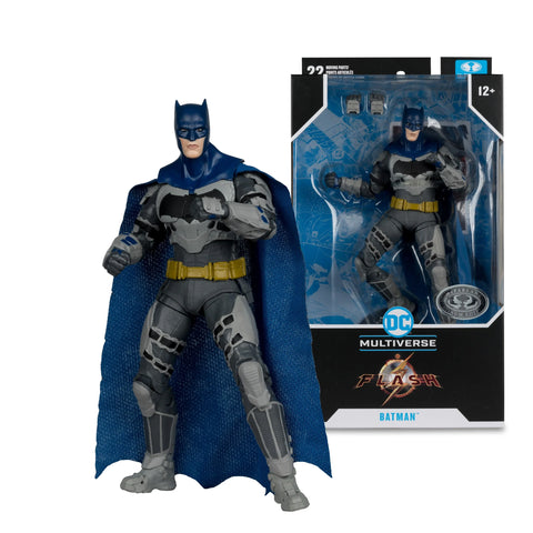 DC Multiverse 7" Figure - Batman (The Flash Movie) Blue / Grey (Chase)