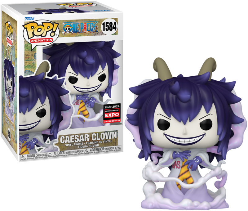One Piece - Funko Pop! Figure - Caesar Clown 2024 Entertainment Expo L Edition (1584)