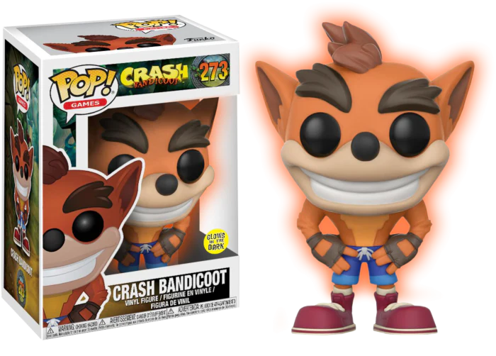 Crash Bandicoot - POP! Figure - Crash Bandicoot GLOW (273)