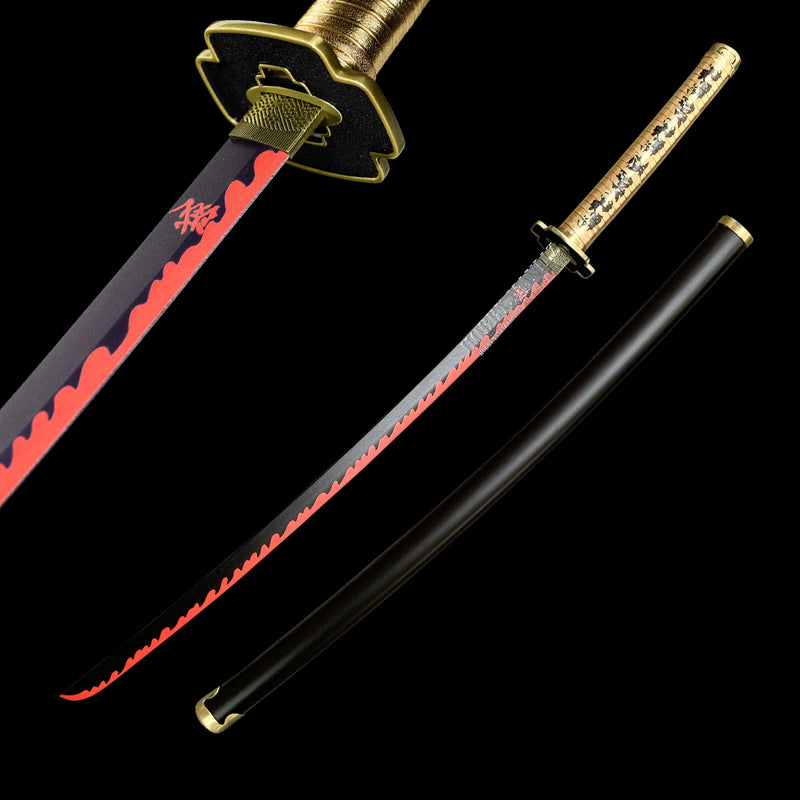 Demon Slayer Yoriichi Tsugikuni Sun Breathing Nichirin Sword