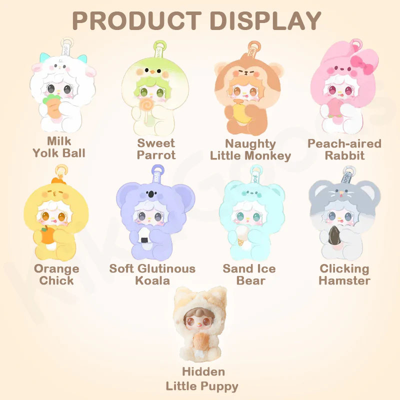 Yooki Hug Gourmet Restaurant Mini Pendant Plush Blind Box