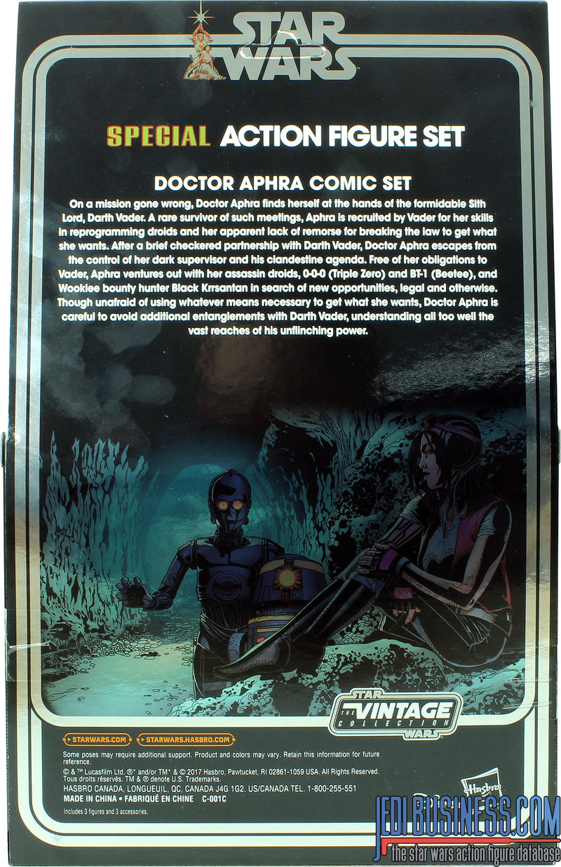 Star Wars 2018 San Diego Comic Con Exclusive Vintage Collection Doctor Aphra Comic Set