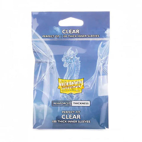 Dragon Shield: Perfect Fit Inner Sleeves Thick Clear