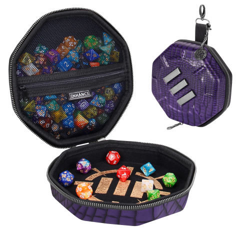 Enhance Collectors Edition Tabletop Dice Case - Purple