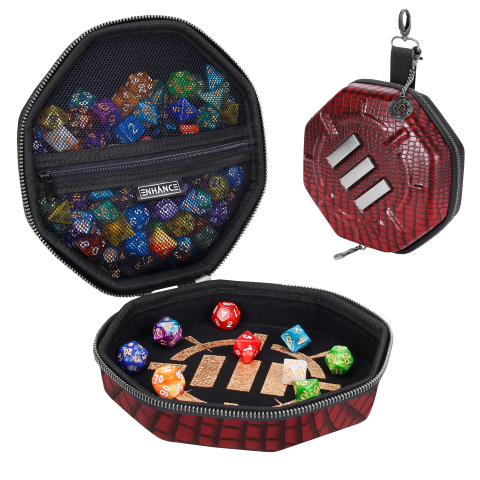 ENHANCE - Tabletop - Collectors Edition Dice Case - Red