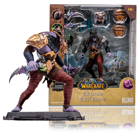 World Of Warcraft 6" figure  - Night Elf: Druid / Rogue (Epic)