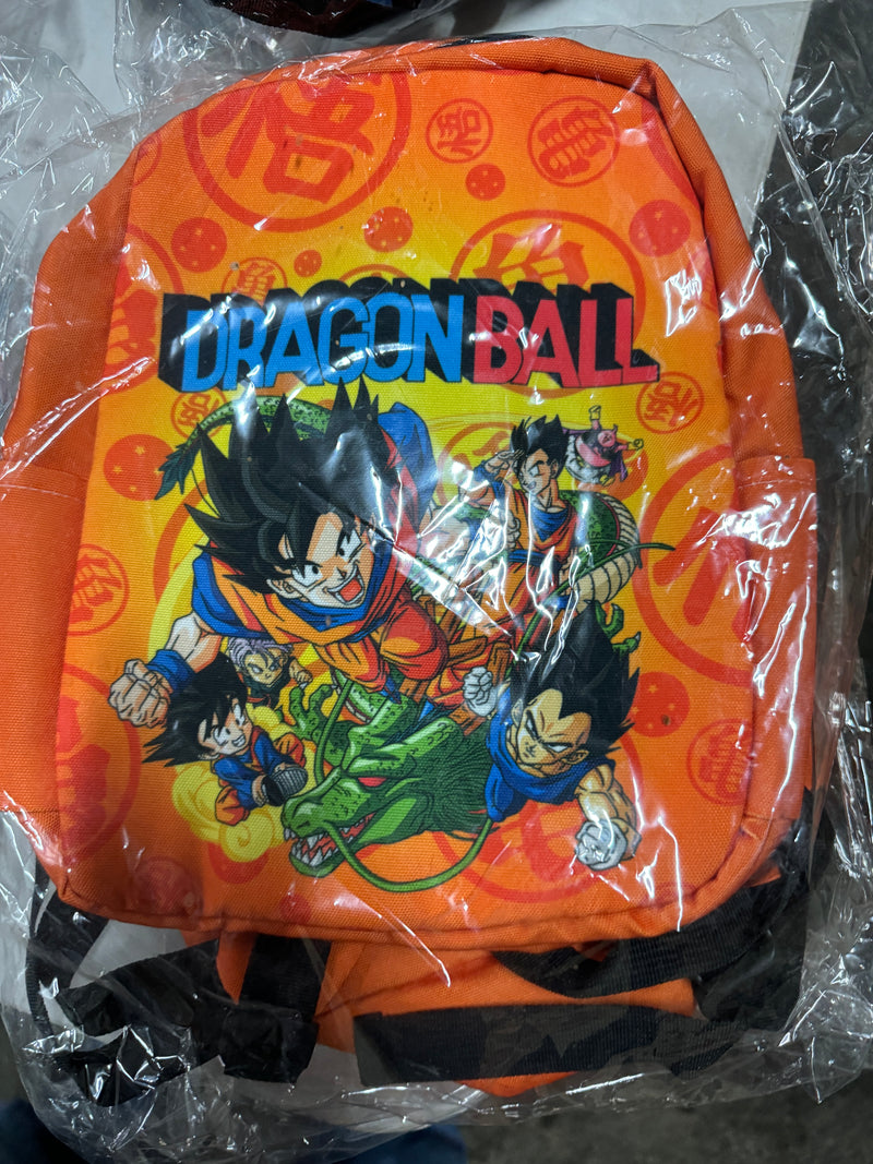 Anime School Bag: 2 Style Dragon Ball Cartoon Pattern Full Color Backpack