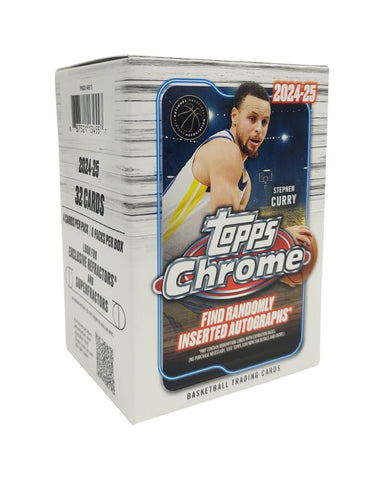 2024-25 Topps Chrome NBA Basketball Value Blaster Box