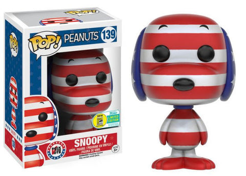 Peanuts - Funko Pop! Figure - Rock the Vote Snoopy 2016 Summer Con Exclusive (139)