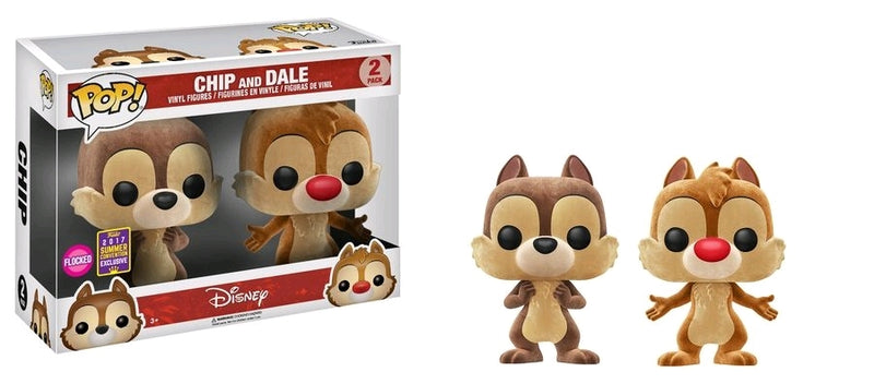 Disney - Funko Pop! Figure - 2 Pack Chip and Dale 2017 Summer Con Exclusive (FLocked)